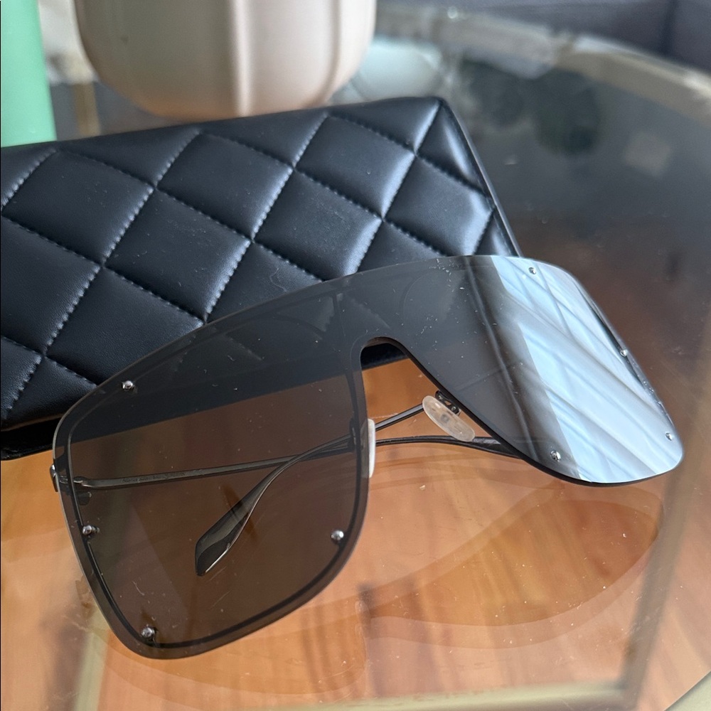 Alexander McQueen Stylish Black Sunglasses
